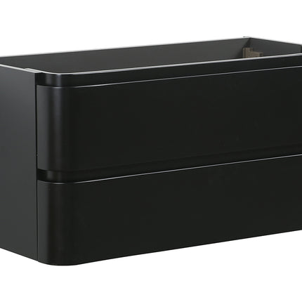 Wiesbaden Novira onderkast 80 x 48 cm mat zwart - detailfoto lade | Schwertz & Co