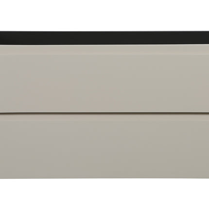 Wiesbaden Novira onderkast 80 x 48 cm mat zand - sfeerfoto badkamer | Schwertz & Co