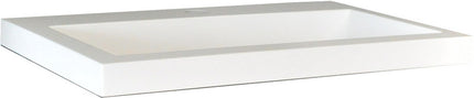 Wiesbaden Flag wastafel 60 x 36 cm kunstmarmer glans wit | Schwertz & Co