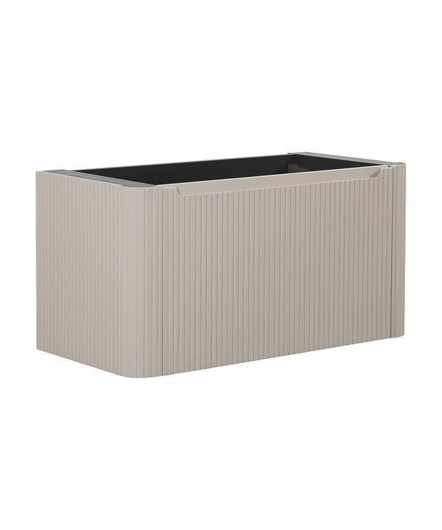 Wiesbaden Sulora onderkast 120 x 48 cm mat beige - detailfoto lade | Schwertz & Co