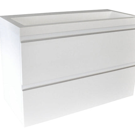 Wiesbaden Shall wastafelonderkast 80 x 36 cm glans wit | Schwertz & Co
