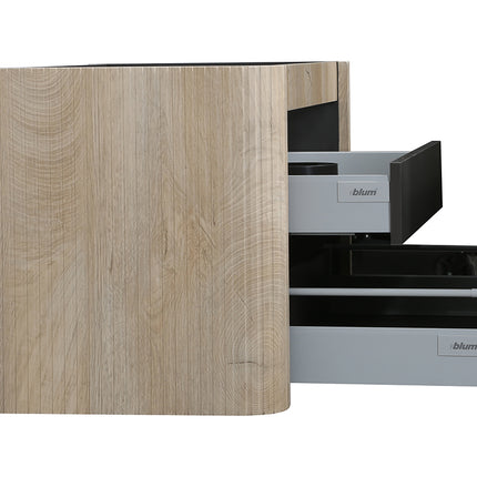 Wiesbaden Sulora onderkast 120 x 48 cm licht eiken - detailfoto afwerking | Schwertz & Co