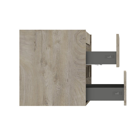 Wiesbaden Alvara onderkast 80 x 46 cm grijs eiken - detailfoto uitsparing | Schwertz & Co