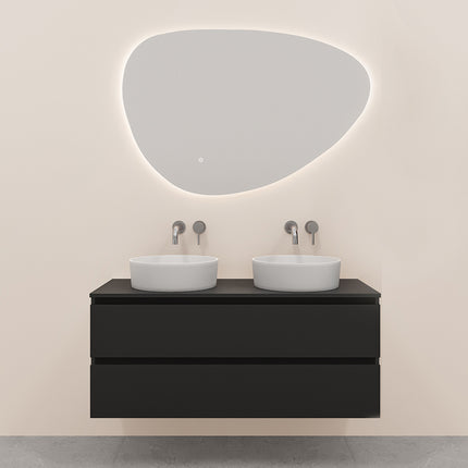 Wiesbaden Alvara onderkast 120 cm mat zwart | Schwertz & Co
