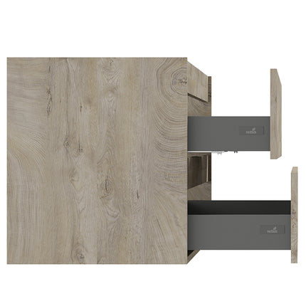 Wiesbaden Alvara onderkast 120 cm grijs eiken - detailfoto uitsparingen | Schwertz & Co