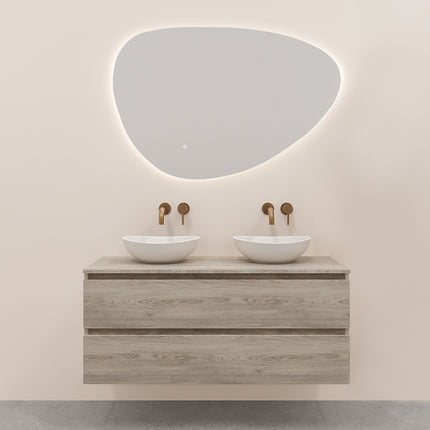 Wiesbaden Alvara onderkast 120 cm grijs eiken | Schwertz & Co