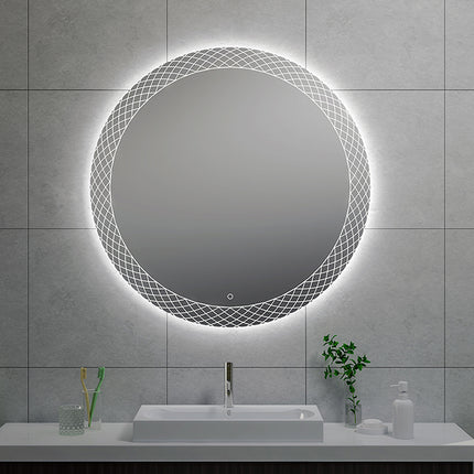Wiesbaden Deco badkamerspiegel rond 100 cm met LED | Schwertz & Co