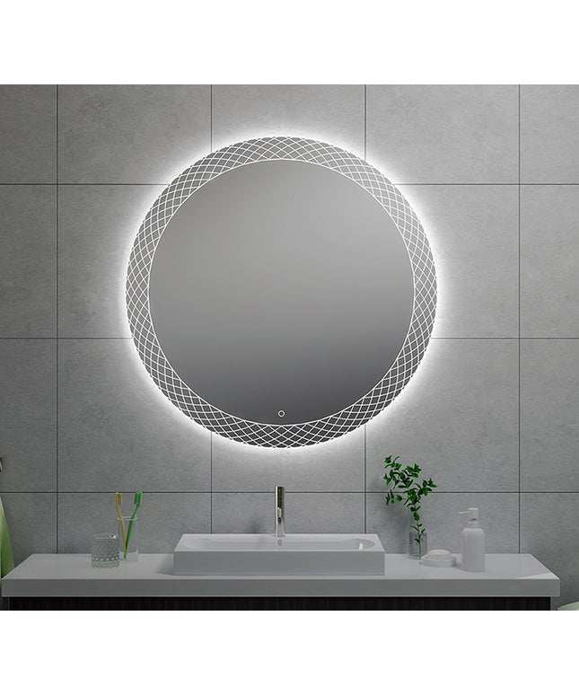 Wiesbaden Deco badkamerspiegel rond 100 cm met LED | Schwertz & Co