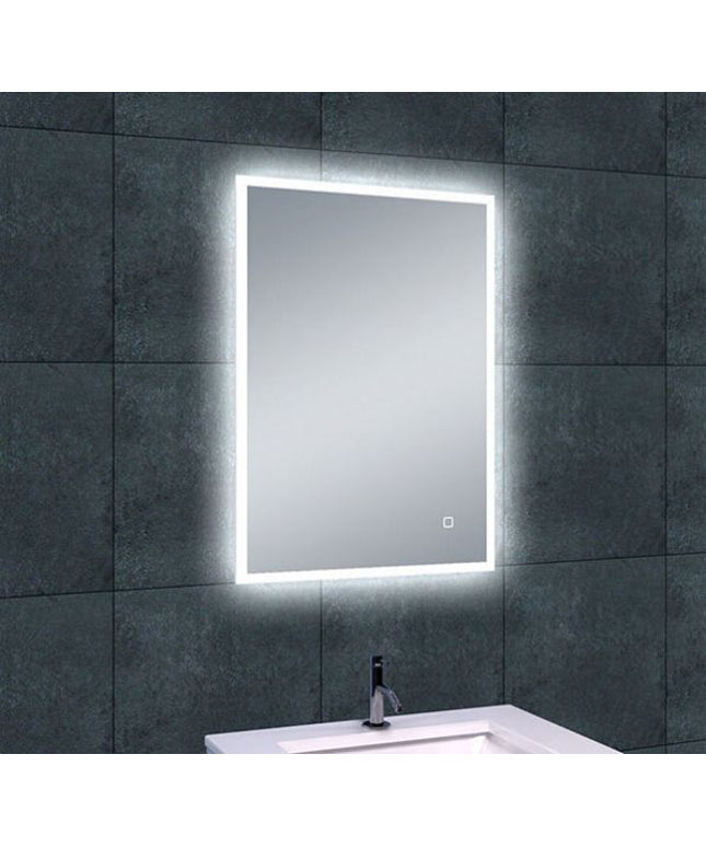 Wiesbaden Quatro LED spiegel 70 x 50 cm met spiegelverwarming | Schwertz & Co