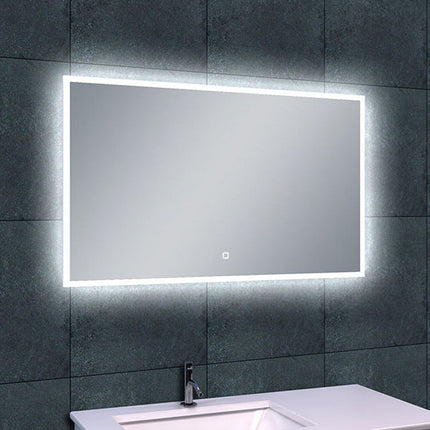 Wiesbaden Quatro LED badkamerspiegel 100 x 60 cm | Schwertz & Co