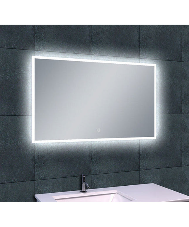 Wiesbaden Quatro LED badkamerspiegel 100 x 60 cm | Schwertz & Co