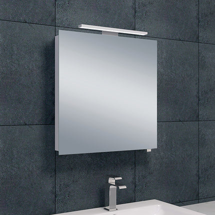 Xellanz Bright spiegelkast met LED 60 cm aluminium | Schwertz & Co