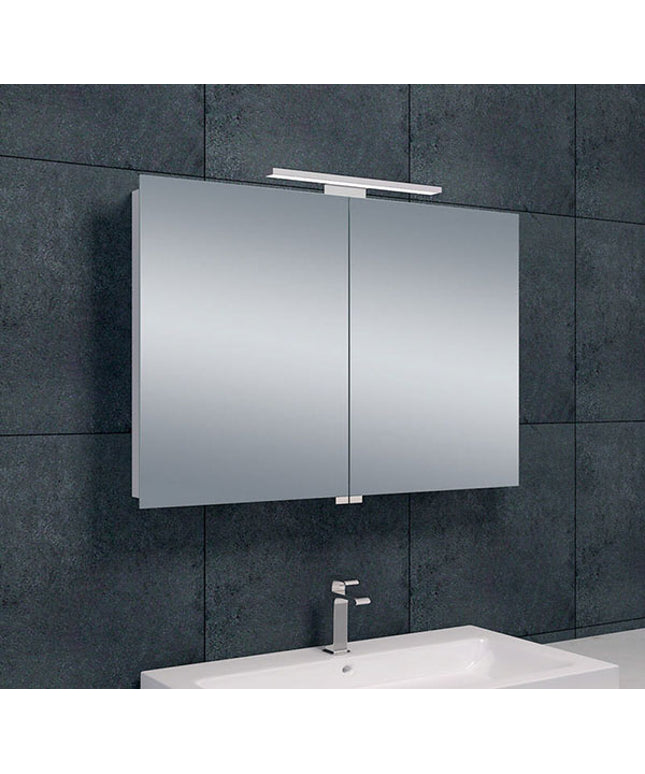 Xellanz Bright spiegelkast met LED 90 cm aluminium | Schwertz & Co