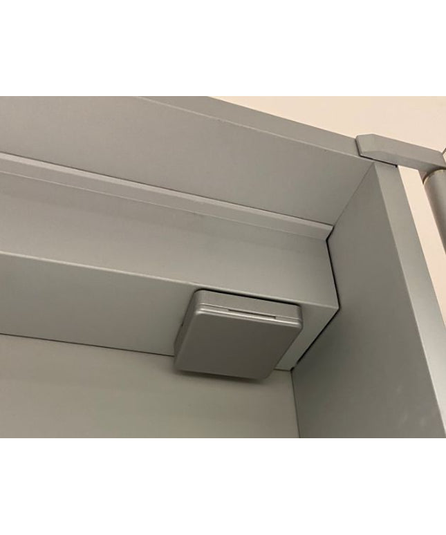 Xellanz Bright spiegelkast met LED 100 cm aluminium - detailfoto | Schwertz & Co