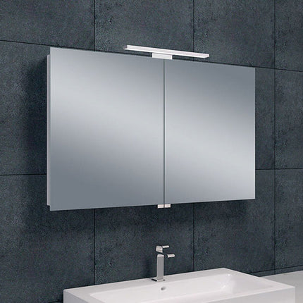 Xellanz Bright spiegelkast met LED 100 cm aluminium | Schwertz & Co
