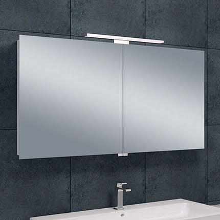 Xellanz Bright spiegelkast met LED 120 cm aluminium | Schwertz & Co