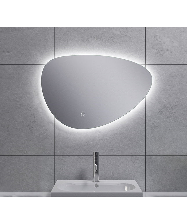 Wiesbaden Uovo ovale badkamerspiegel met LED 60 cm dimbaar | Schwertz & Co