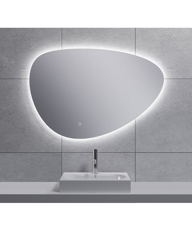 Wiesbaden Uovo badkamerspiegel ovaal 90 cm met LED | Schwertz & Co