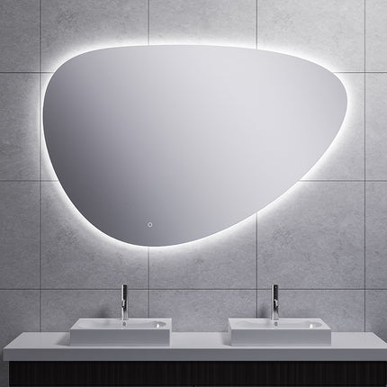Wiesbaden Uovo ovale badkamerspiegel met LED 140 cm | Schwertz & Co