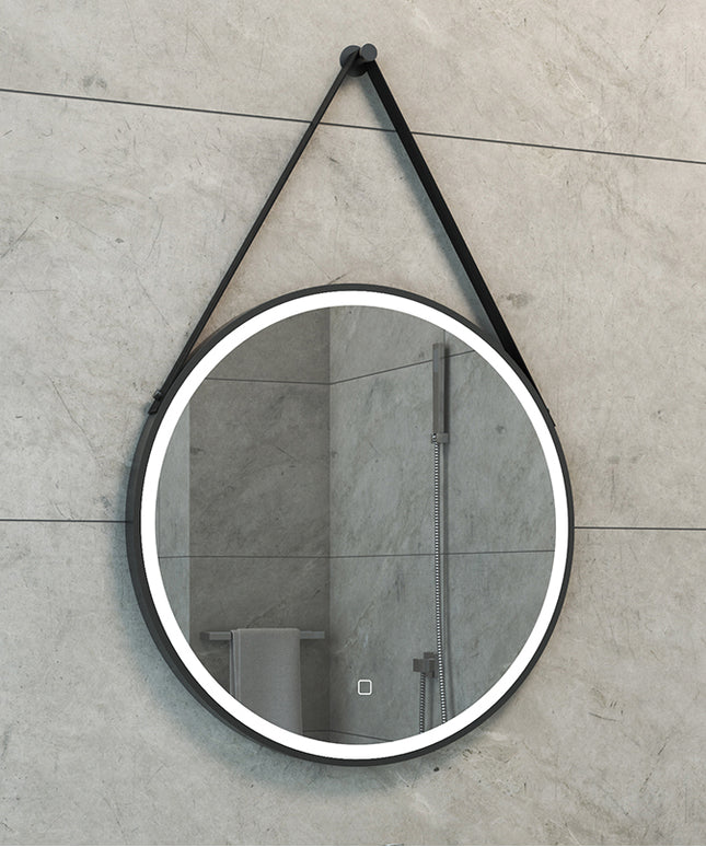 Wiesbaden Cinto spiegel rond mat zwart | Schwertz & Co