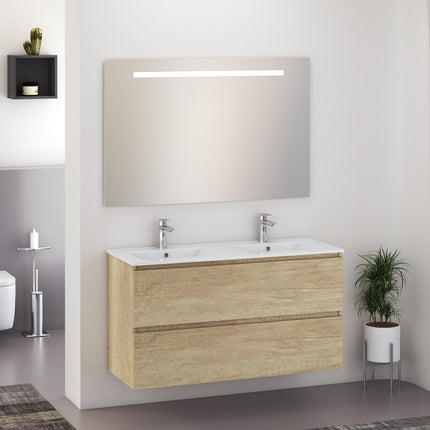 Xellanz Sephia badmeubelset 120 cm nature met dubbele wastafel | Schwertz & Co