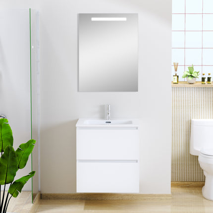 Xellanz Sephia badmeubelset 60 cm mat wit met LED spiegel | Schwertz & Co