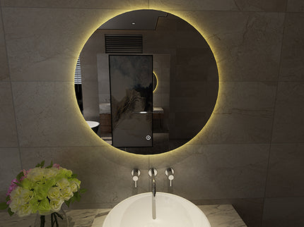 Xellanz Giro ronde spiegel met LED 80 cm - sfeerfoto | Schwertz & Co
