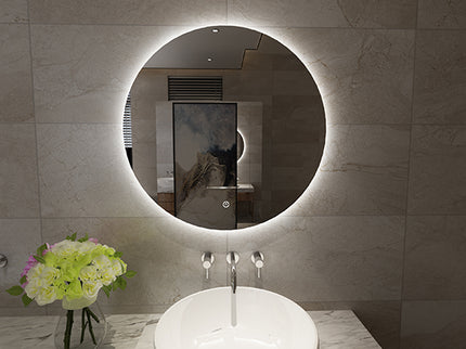 Xellanz Giro ronde badkamerspiegel met LED 80 cm | Schwertz & Co