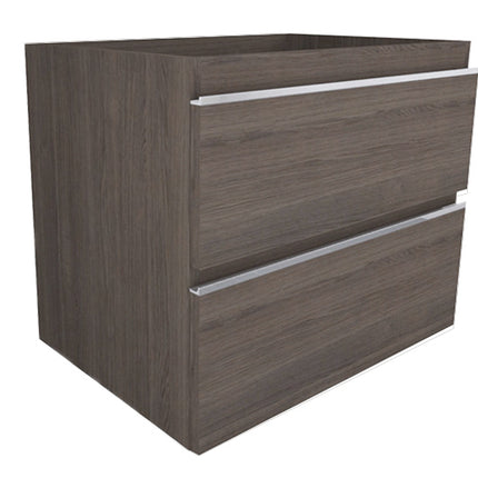 Xellanz Tigris wastafelonderkast met 2 laden 60 x 46 cm houtnerf grijs | Schwertz & Co