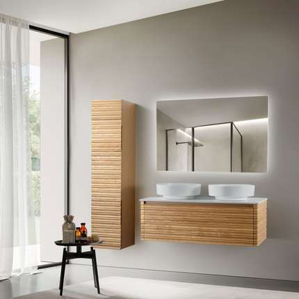 ALONI Wastafelblad MDF – 152 cm – Mat Wit