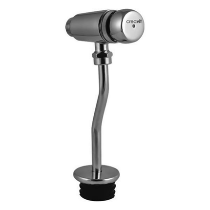 Chasse d'urinoir Creavit – chromée