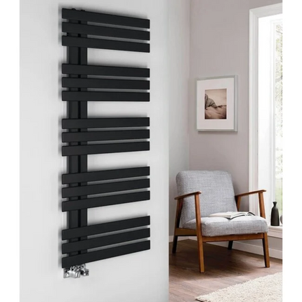 Radiateur de salle de bain Belrad 1800x500mm - Chrome - Connexion moyenne - 575W