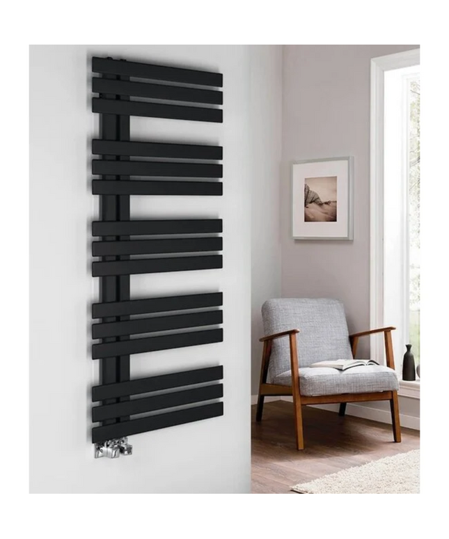 Belrad Bathroom Radiator 1800x500mm - Chrome - Middle connection - 575W