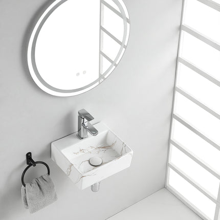 Wiesbaden Leto fontein 33,5 x 29 cm keramiek carrara - detailfoto | Schwertz & Co