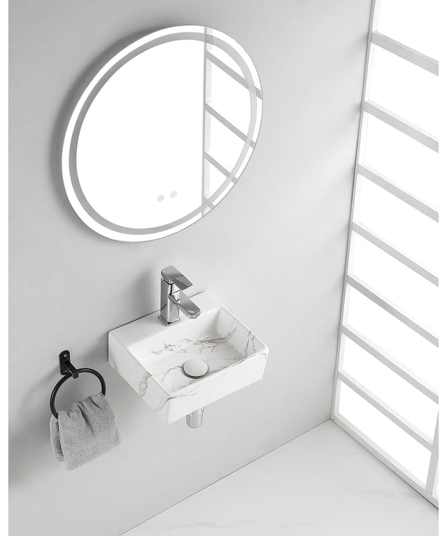 Wiesbaden Leto fontein 33,5 x 29 cm keramiek carrara - detailfoto | Schwertz & Co