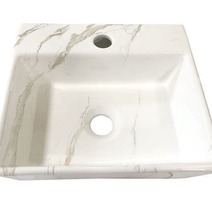 Wiesbaden Leto fontein 33,5 x 29 cm keramiek carrara - sfeerfoto | Schwertz & Co