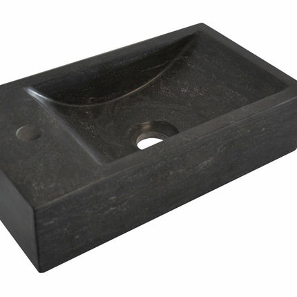 Wiesbaden Raw fontein links 40 x 22 cm hardsteen gezoet - detailfoto | Schwertz & Co