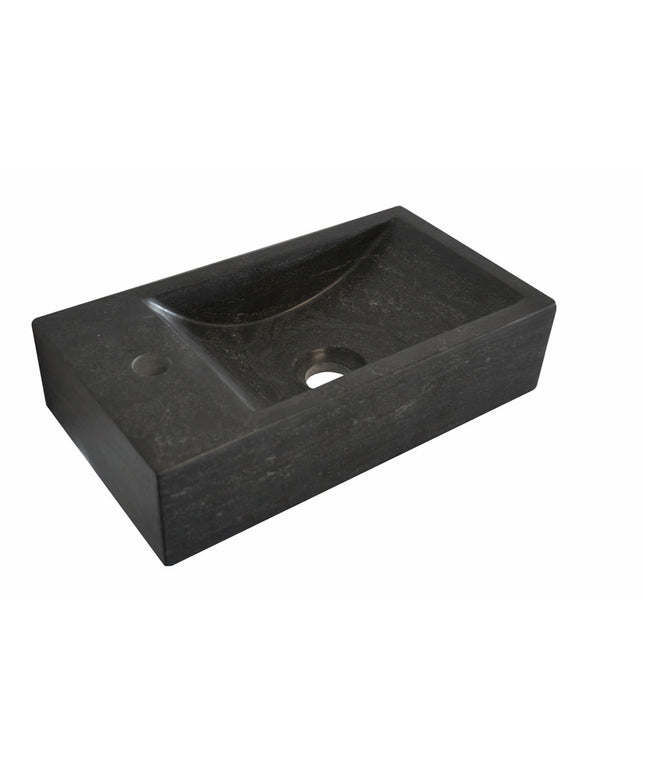 Wiesbaden Raw fontein links 40 x 22 cm hardsteen gezoet - detailfoto | Schwertz & Co