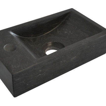 Wiesbaden Raw fontein links 36 x 18 cm hardsteen gezoet | Schwertz & Co