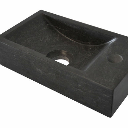 Wiesbaden Raw fontein rechts 36 x 18 cm hardsteen gezoet | Schwertz & Co