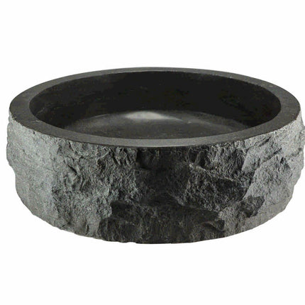 Wiesbaden Raw waskom rond hamerslag hardsteen gezoet 40 x 12 cm | Schwertz & Co