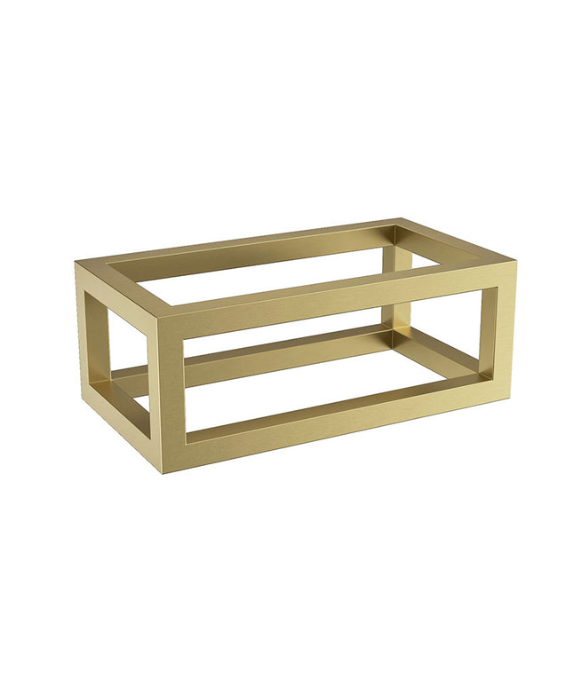 Wiesbaden Nick frame voor fontein geborsteld messing | Schwertz & Co