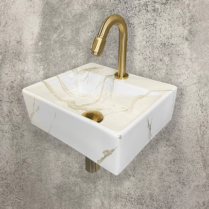 Wiesbaden Leto fonteinset 33,5 x 29 cm carrara | Schwertz & Co