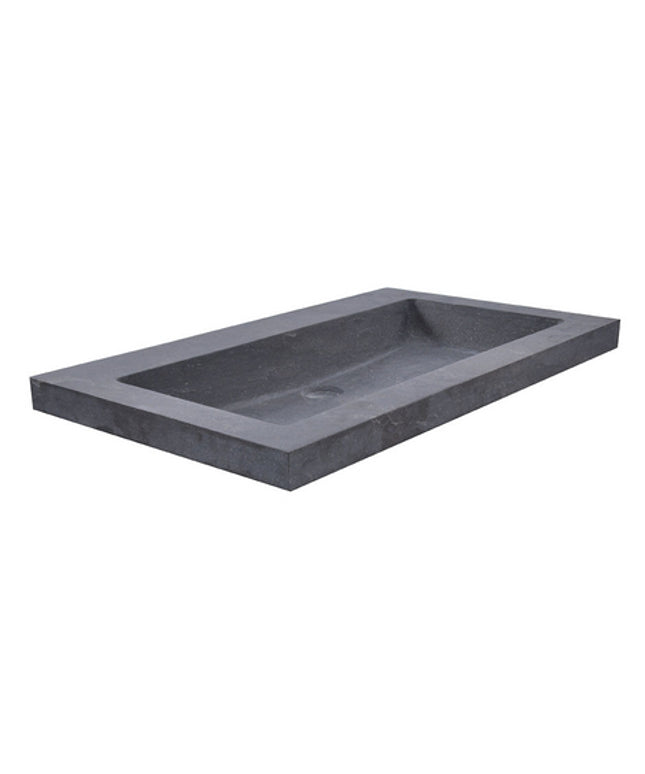 Wiesbaden Raw wastafel zonder kraangat 60 x 46 cm hardsteen gezoet | Schwertz & Co