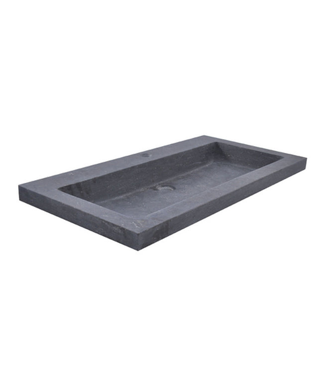 Wiesbaden Raw wastafel 80 x 46 cm hardsteen gezoet | Schwertz & Co