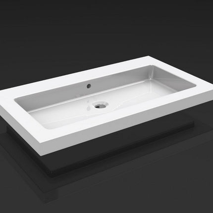 Wiesbaden Kera wastafel keramiek glans wit | Schwertz & Co