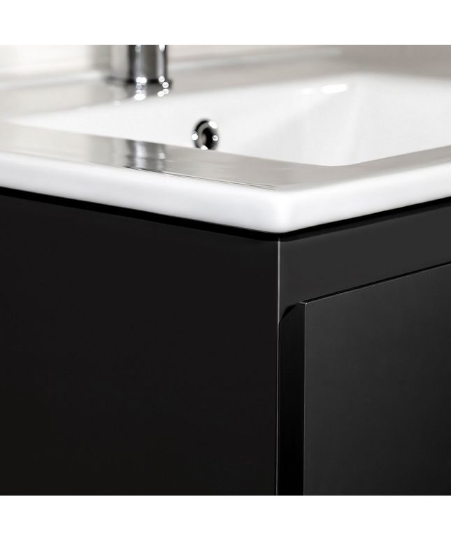 ALONI SALLY wastafelonderkast – 120 cm – Mat zwart