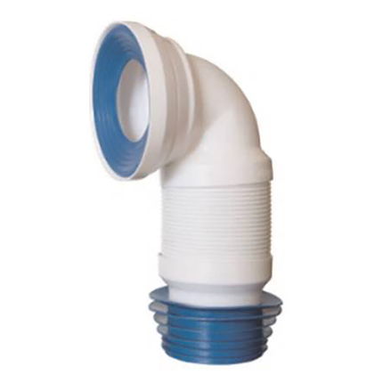 ALONI flexibel WC aansluitstuk – Bocht 90° – Conisch Ø90-110