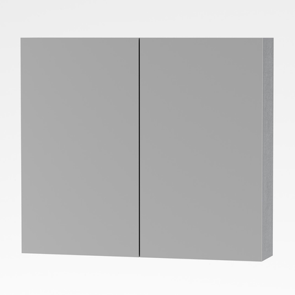 ALONI SALLY spiegelkast – 2 deuren – 80x70 cm – Aluminium