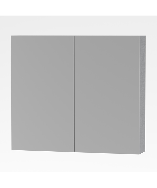 ALONI SALLY spiegelkast – 2 deuren – 80x70 cm – Aluminium